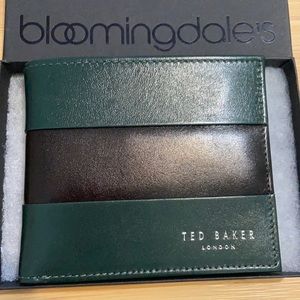 Ted Baker Bi-fold Wallet with coin pouch NEW